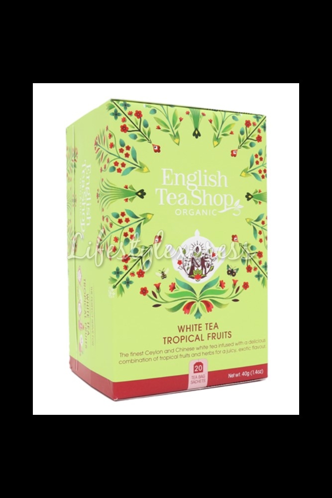 English Tea Shop ETS 20 Bio Fehér Tea Trópusi Gyümölccsel 20 Filter